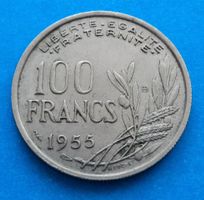 France: 100 Francs 1955, SS. Marque d'Atelier "B"