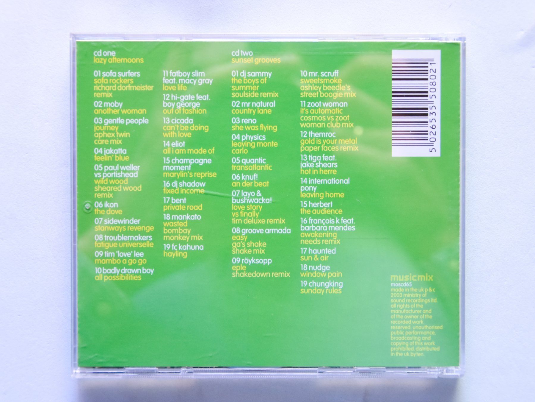 CD: The Chillout Session Summer Collection 2003 – Usato da Belmont-sur-Yverdon venduto da ag97 2