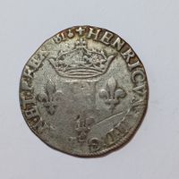 2 Sols 1581 (Heinrich III.) Frankreich s-ss