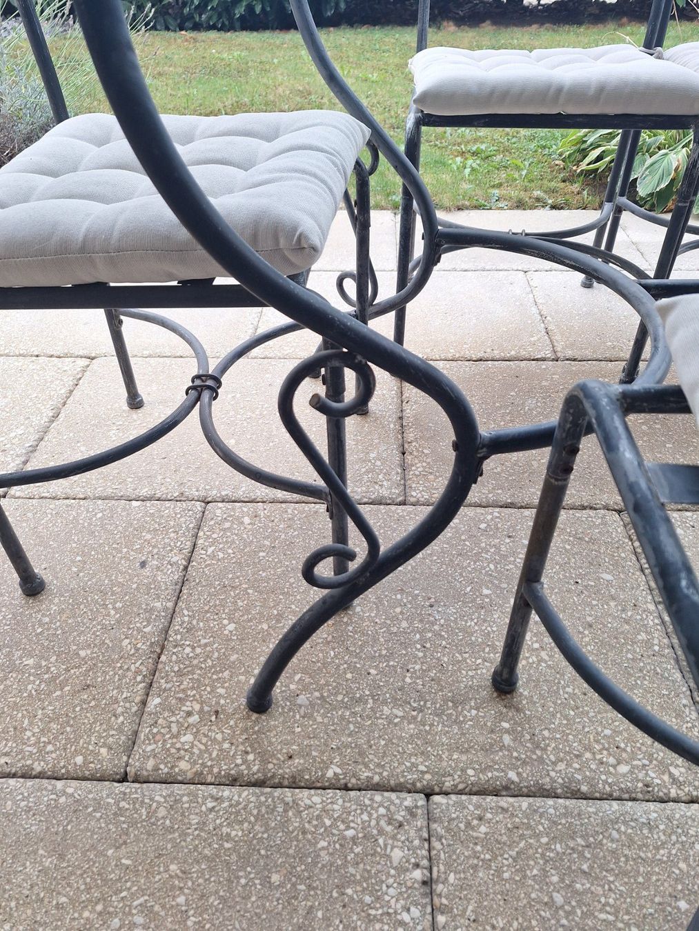 Tische: Gartentisch aus Metall - shabby chic – Gebraucht aus Dietikon von lizzy010 5