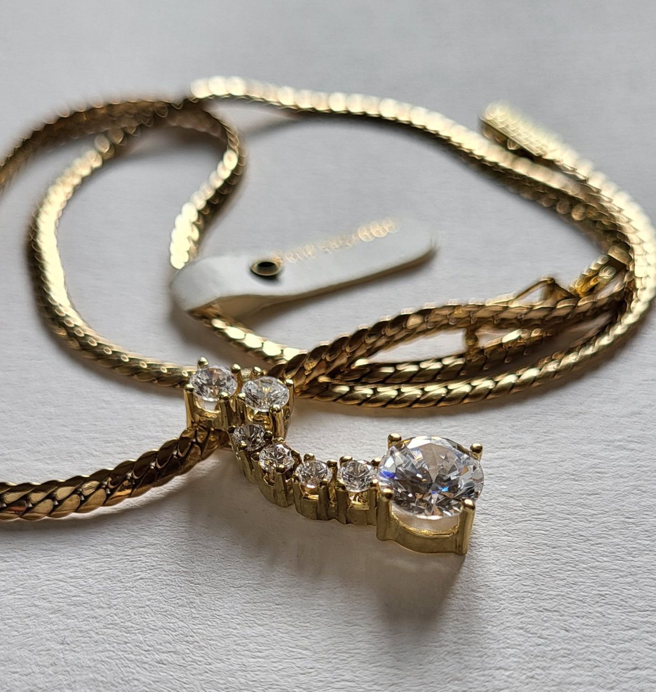 Catenine: Gold 585 Kette Mit Steine – Usato da Wald ZH venduto da Aniade 7