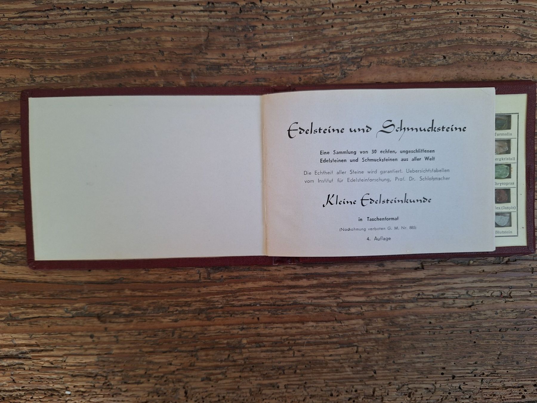 Pietre preziose: Edelsteine- Sammlung Dr. Schlossmacher – Usato da Dällikon venduto da ritmo82 2