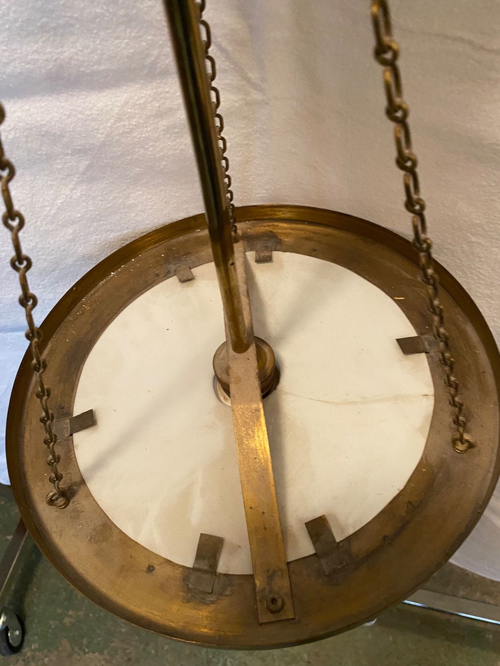 Lampadari & plafoniere: Jugendstil Hängelampe Messing Glasstäben – Usato da Wallisellen venduto da skorpion-11 3