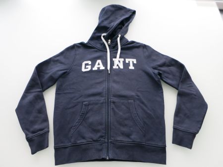 Gant Hoodie mit Kapuze d' blau