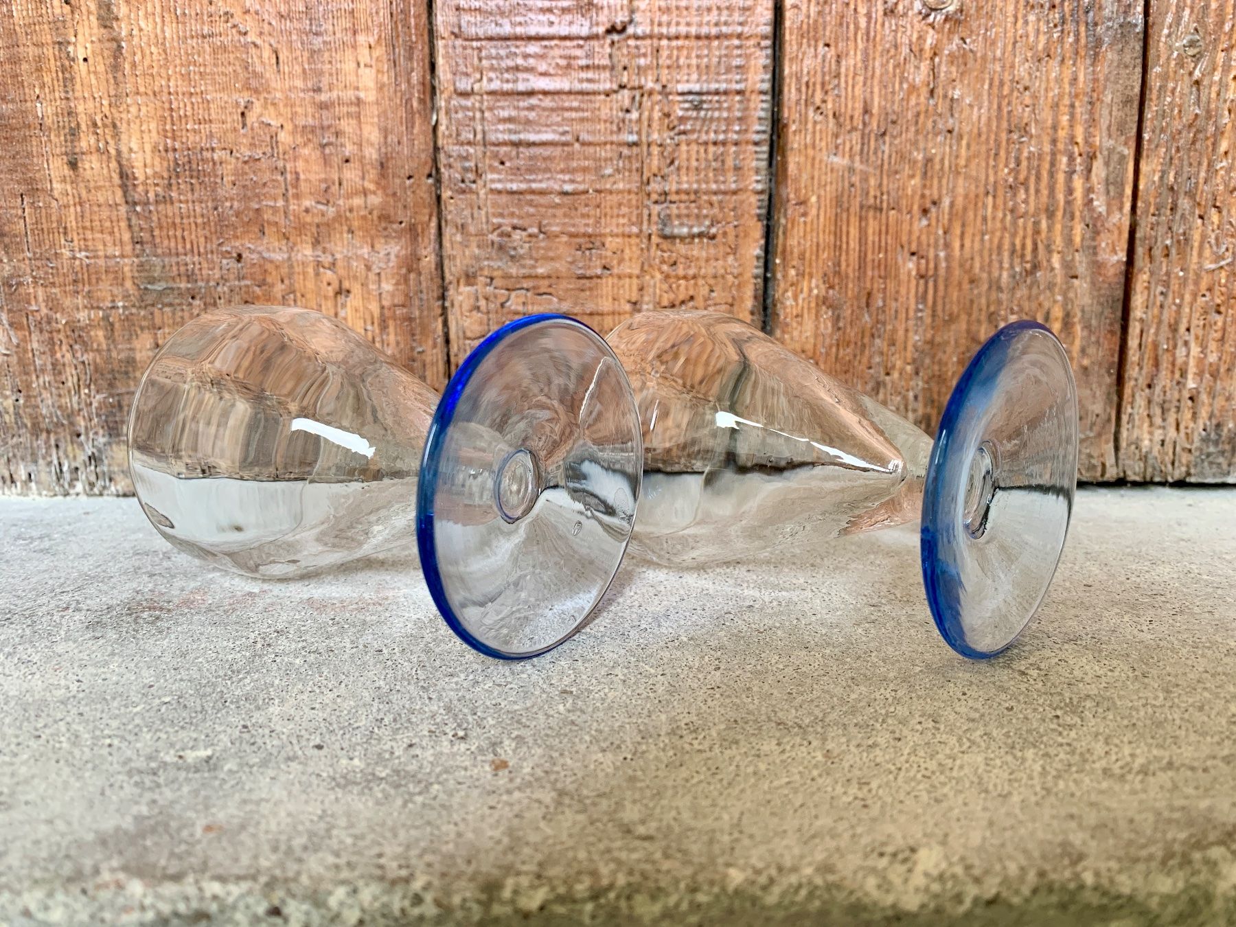 Bicchieri: Schnapsglas mit blauem Boden – Usato da Zürich venduto da Les_Zurichois 3