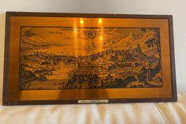 Gravure ancienne de Genève sur cuivre - collection!