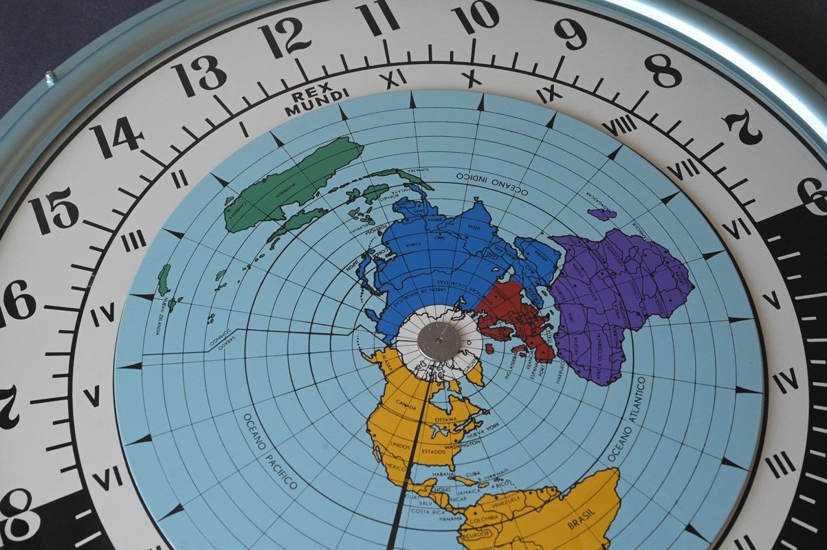 Horloge murale Rex Mundi Mexico 1968 XXL, vintage wall clock (Gebraucht ...