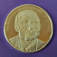 Feinsilbermünze (AG 999) Friedrich Dürrenmatt 1921 bis 1990