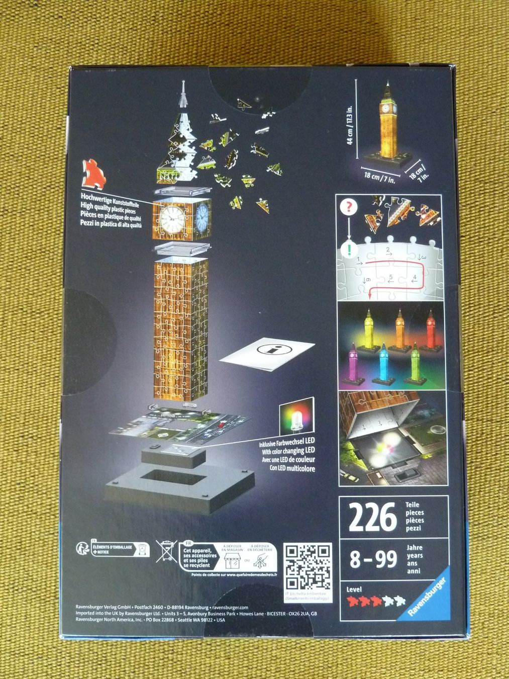 Ravensburger Puzzle: Ravensburger Puzzle 3D Big Ben – Nuovo e nell'imballaggio originale da Muri b. Bern venduto da Amelie4 1