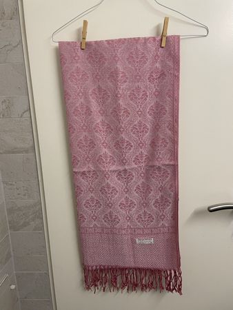 Pink Pashmina 100% Cashmere Scarf Brand New
