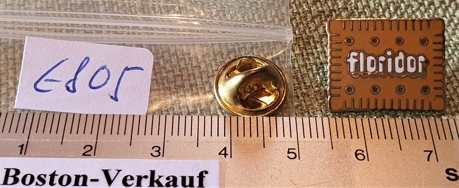 Spille: E805 - Pin Mondo - Floridor Kekse – Usato da Reinach BL venduto da Boston-Verkauf 2