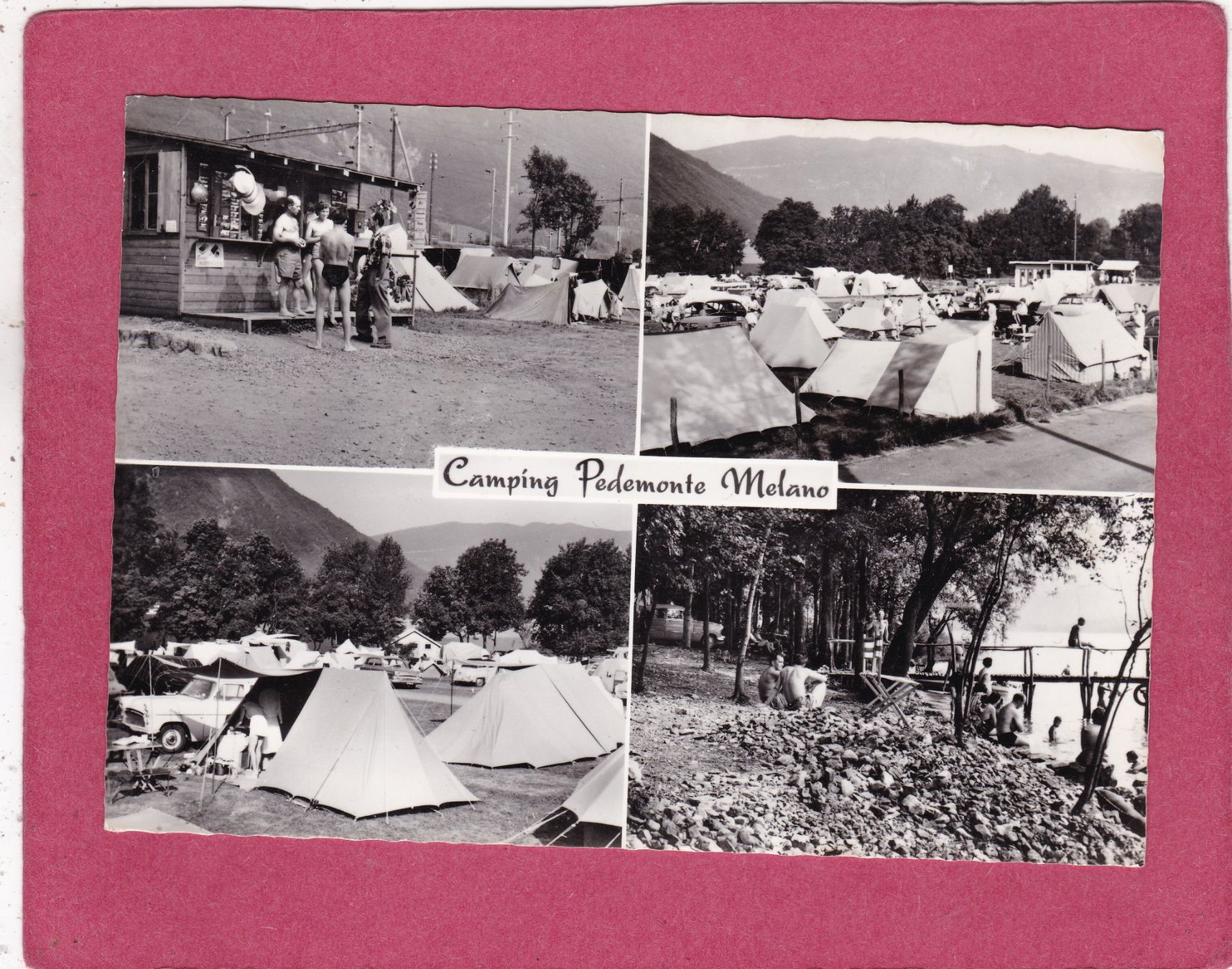 Cartoline postali: Melano Camping Pedemonte 1959 – Difettoso da Herisau venduto da Lisegrat2008