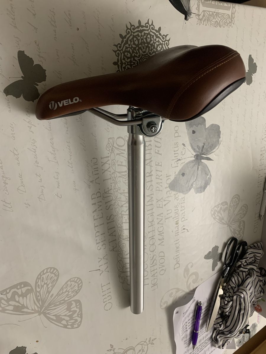 Pezzi di ricambio: Fahrradsattel Velo braun – Nuovo (secondo la descrizione) da Zug venduto da quaqua 1