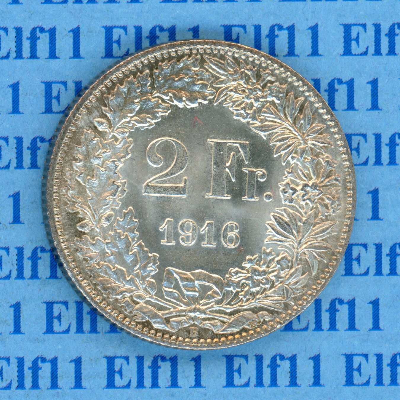 Tutti le monete: CHF___2.00 1916 -stgl 2 Franken – Nuovo (secondo la descrizione) da Widnau venduto da Elf11