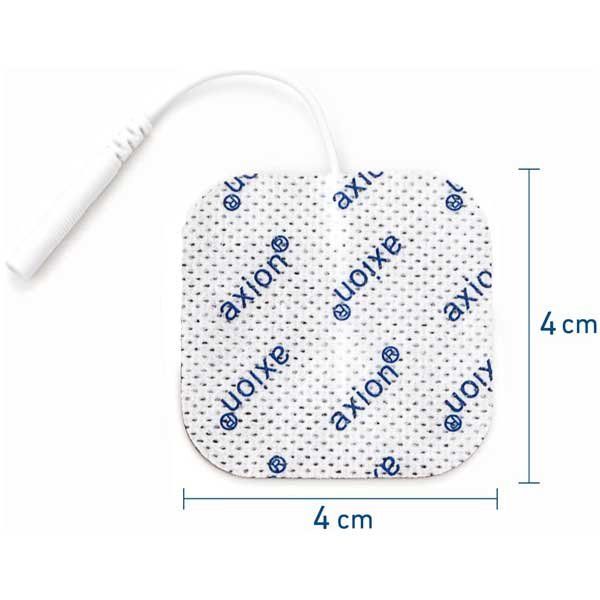 Kabel: Elektroden TENS, 4x4 cm - 8 Stück - 2mm Marke: Axion – Neu und originalverpackt aus Rütihof von t-space 2