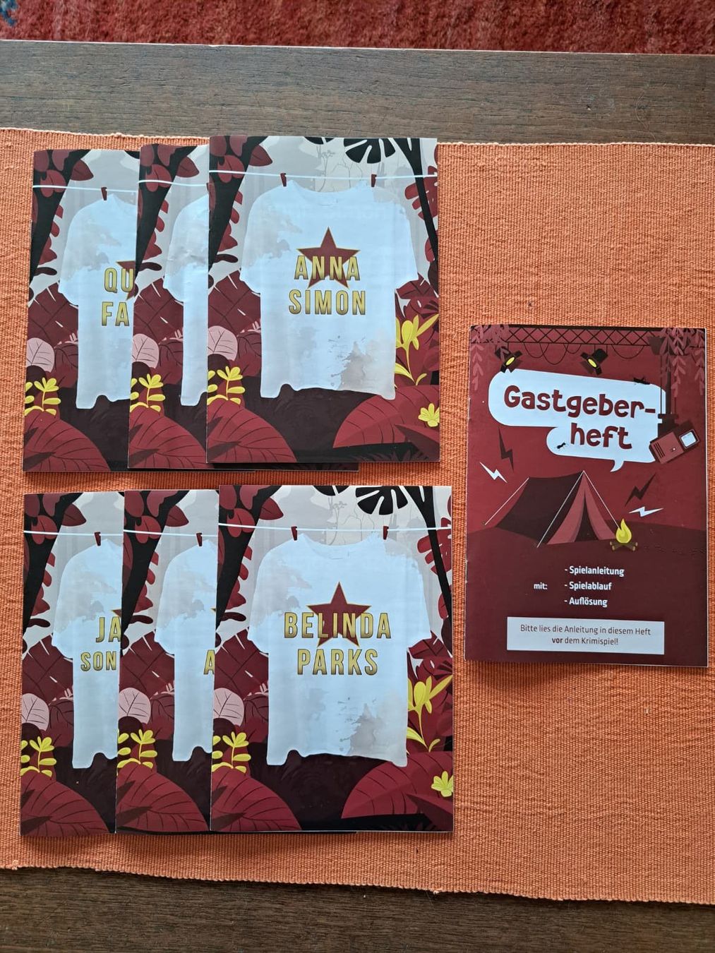 Spiele: Krimi Dinner "Dschungel Star" – Gebraucht aus Biel-Benken BL von Salomonssiegel 4