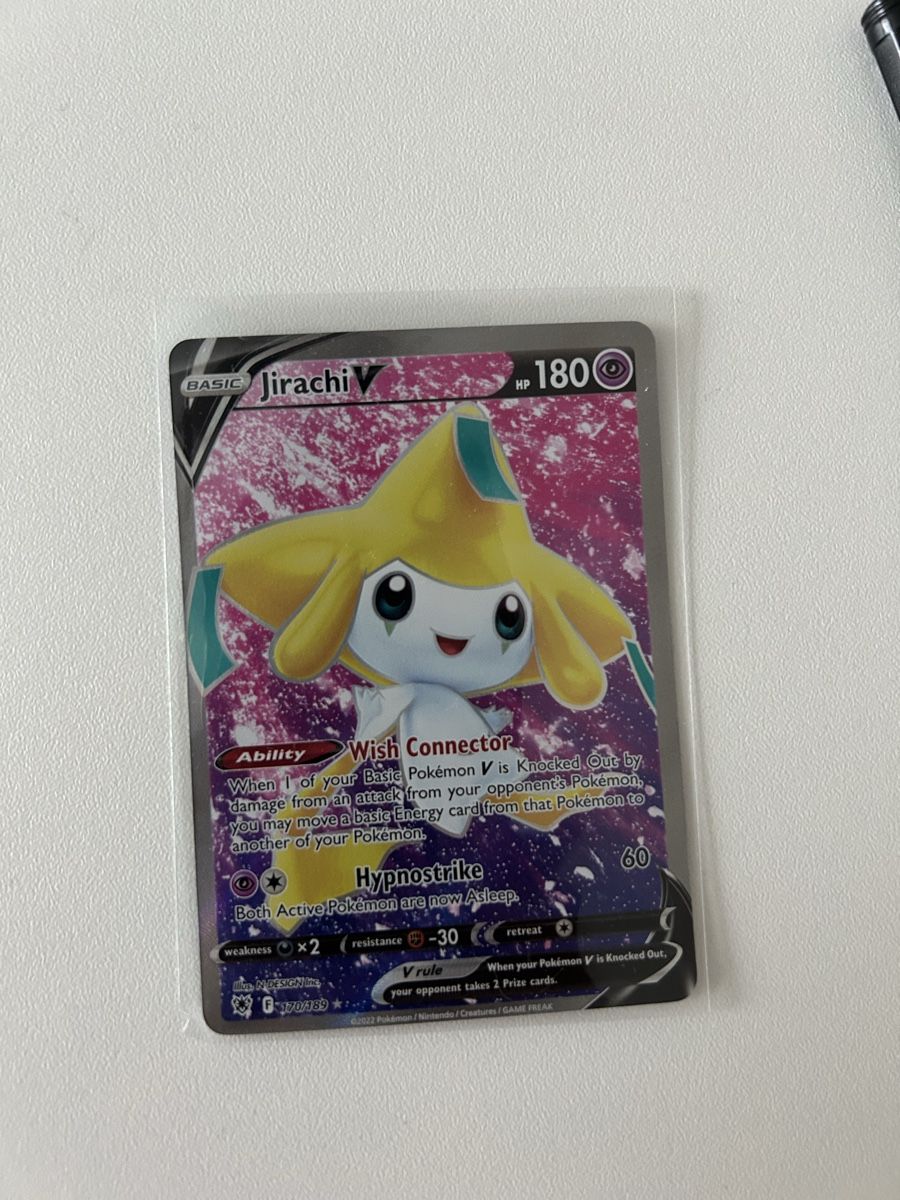 Pokémon Carte collezionabili: Jirachi V – Nuovo (secondo la descrizione) da Winterthur venduto da footballjersey