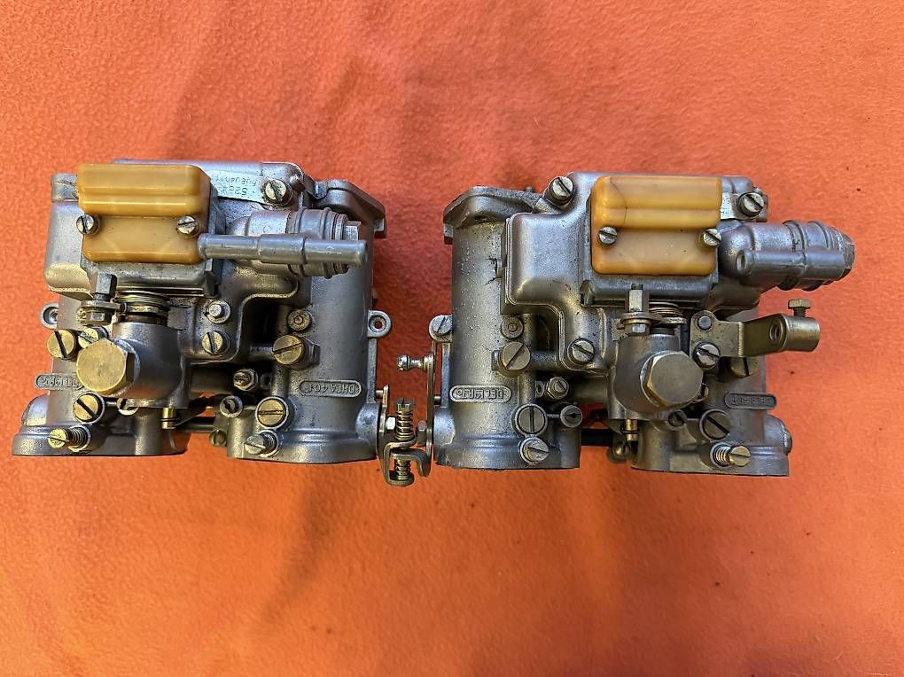 Motori: Satz Doppelvergaser Dellorto DHLA40F – Usato da Obfelden venduto da ScuderiaVeloce