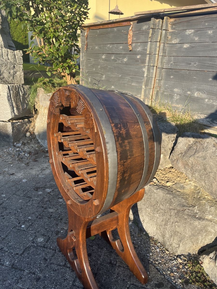 Holzartikel: Weinregal aus Holz – Gebraucht aus Lenggenwil von WAMALE 3
