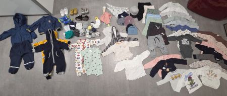 Kinderkleider Paket Grösse 68 - 74 lang
