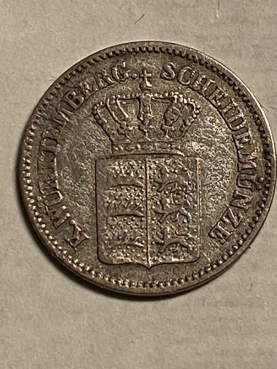Tutti le monete: Wurtemberg, 1 kreuzer 1862 argent, Billon – Usato da Corsier-sur-Vevey venduto da Ginoarturo 1