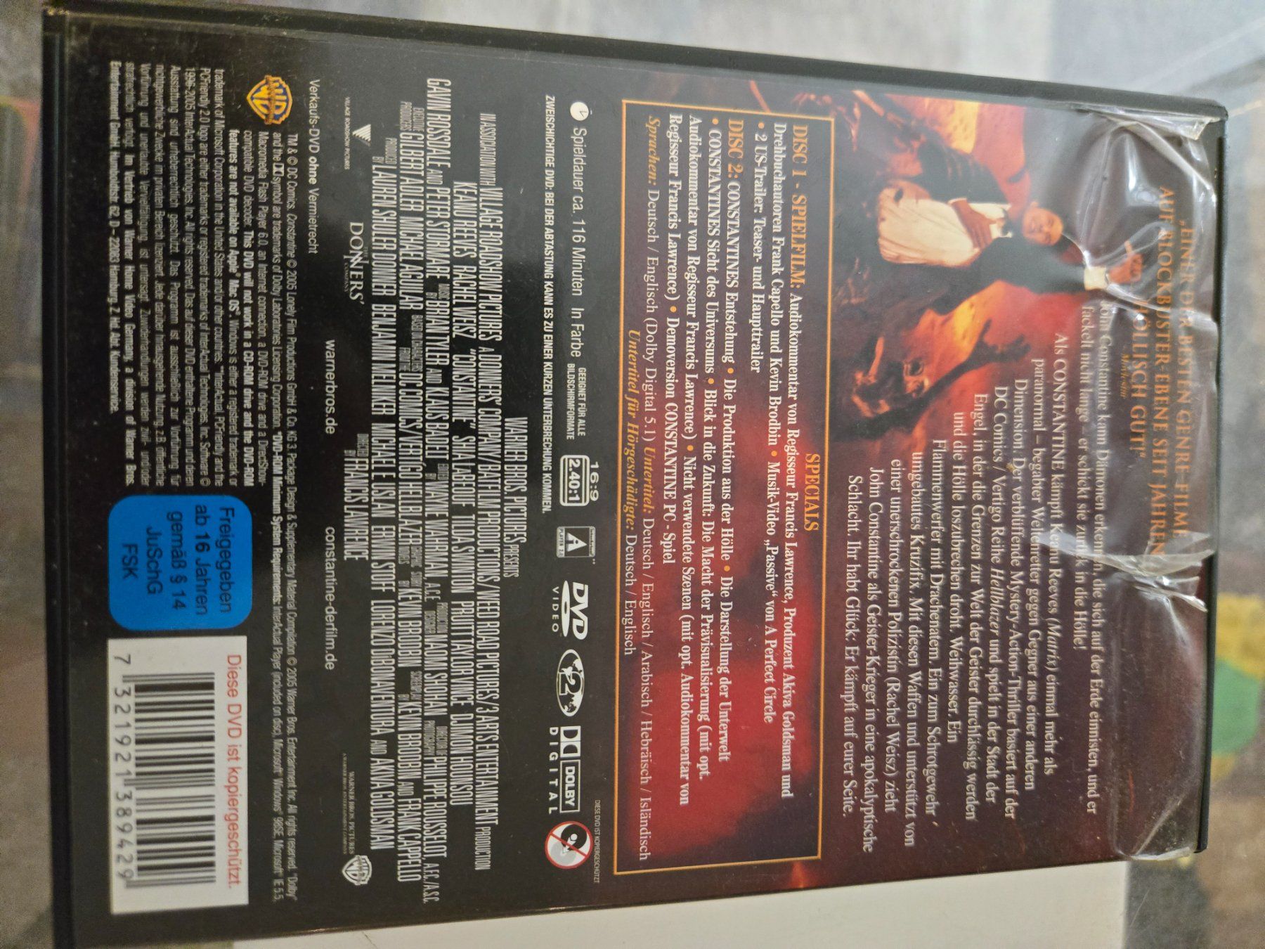 Tutti i DVDs: Constantine DVD – Usato da Bussigny venduto da Kfdlt 1