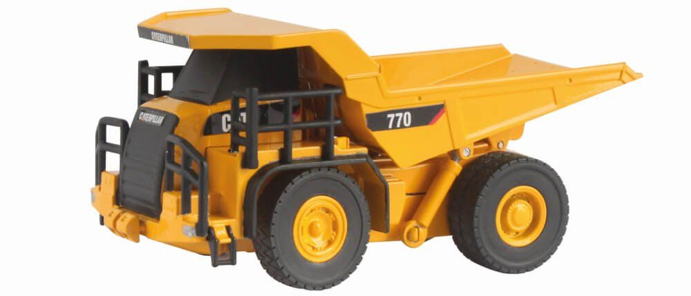 Caterpillar RC Modellbau: CAT RC 770 Muldenkipper 1:64 / Ferngesteuert – Neu und originalverpackt aus Oensingen von Liquidations-Shop 1
