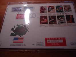 USA Gross-Sonderbrief 100 Jahre Weltpostverein 1974