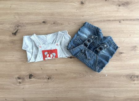Baby Latzhose Kurze Hose Gr. 62 Baumwolle
