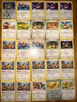Lot de 25 cartes Pokemon Evoli