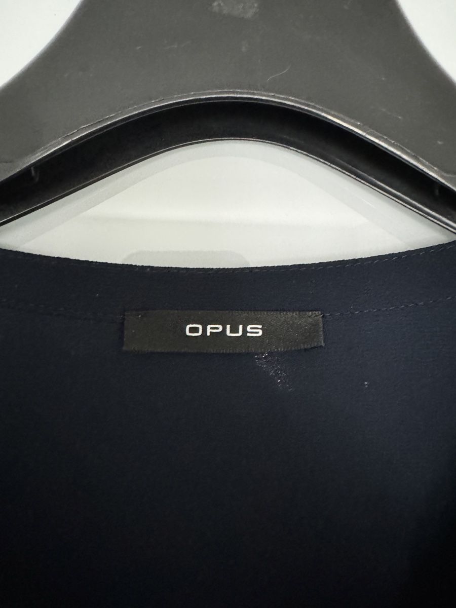 Opus Camicette: Opus Bluse aus Polyester in dunkelblau – Nuovo (secondo la descrizione) da Grenchen venduto da servet.t 1