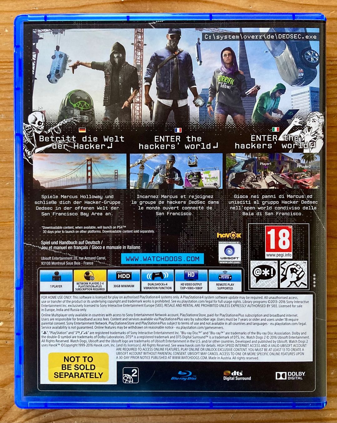 Sony Giochi: Watch Dogs 2 - PS4 – Nuovo (secondo la descrizione) da Zürich venduto da Djmotionch 3