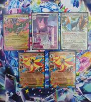 5 deutsche Pokemonkarten aus Wachsendes Chaos als Konvolut