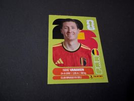 Panini FIFA Fussball WM 2026 Sticker Hans Vanaken BEL 14