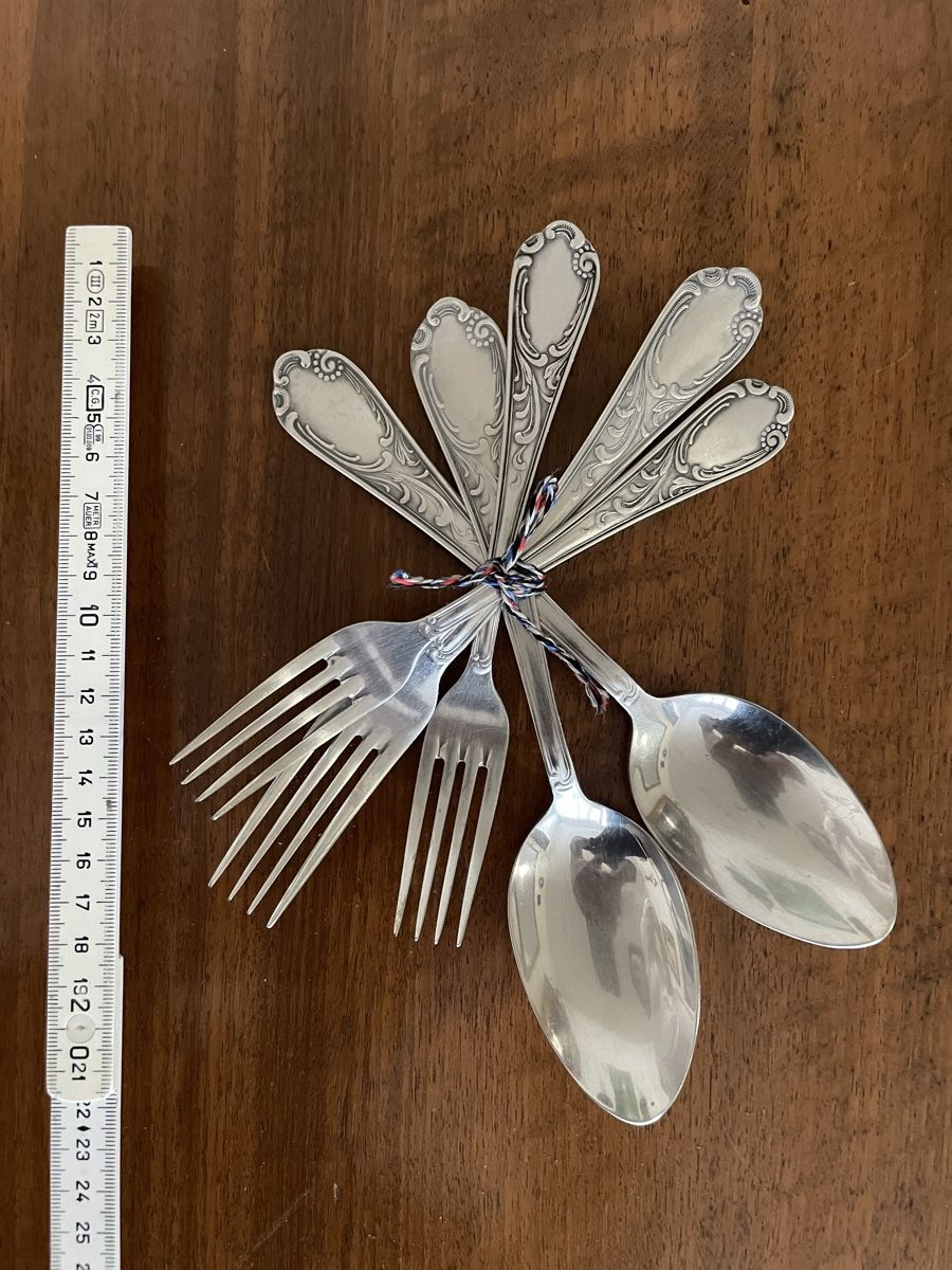 Set di posate: Besteckset Louis XV Massiv – Usato da Zürich venduto da Campi1000 2