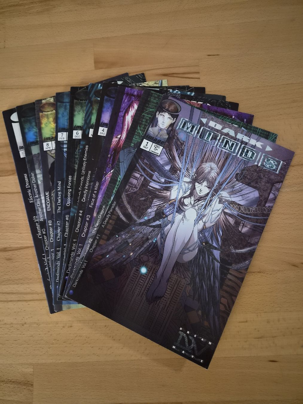 Comics: DARKMINDS #0-8 (complete) – Gebraucht aus Biel/Bienne von collector_comics