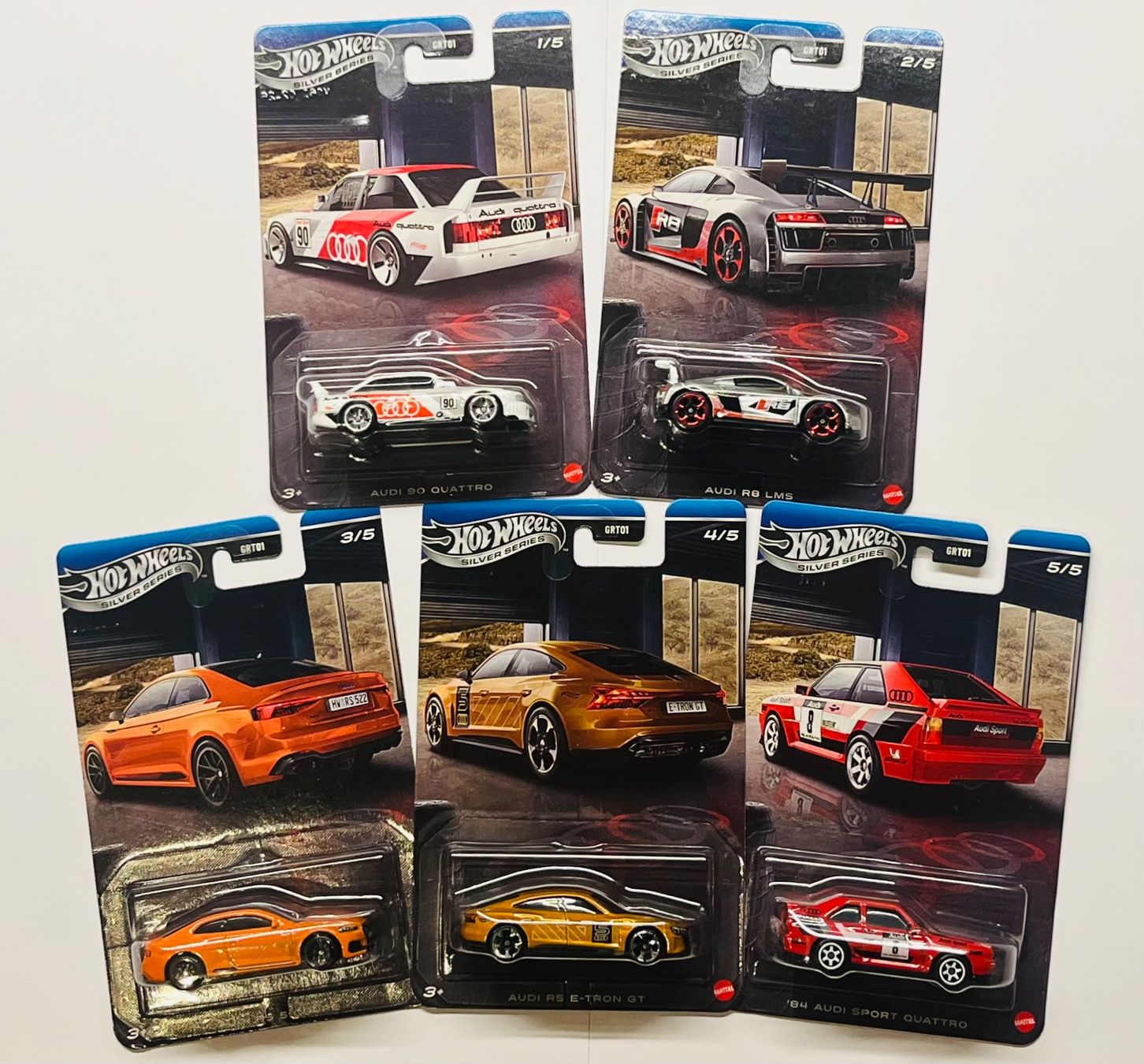 Hot Wheels Modellini d'auto: Hot Wheels - Silver Series Audi Set – Nuovo e nell'imballaggio originale da Brittnau venduto da tor129