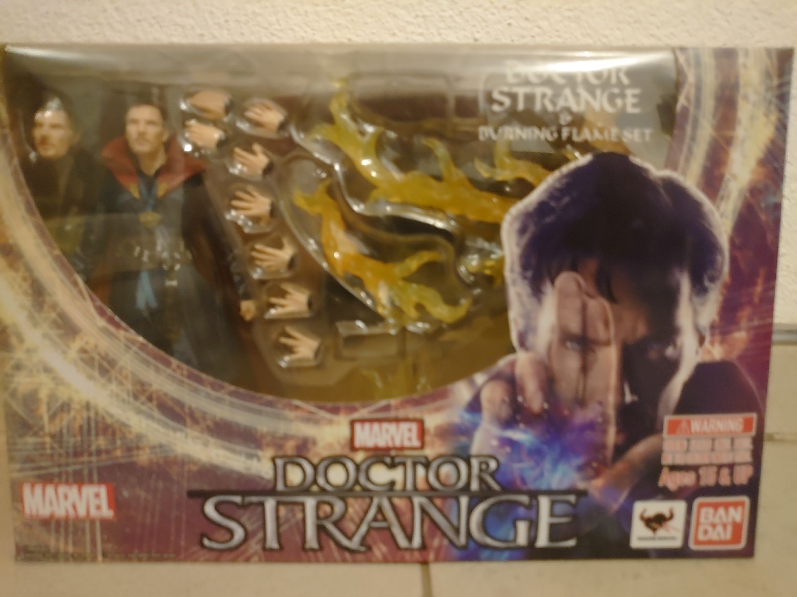 Marvel Giocattoli: Marvel Doctor Strange & Burning Flames Set - Ban Dai – Nuovo e nell'imballaggio originale da Eich venduto da uhi-21