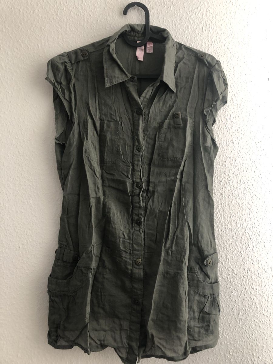 Tuniche: Tunic, olivgrün, Gr. L – Nuovo (secondo la descrizione) da Zürich venduto da vadimi 1