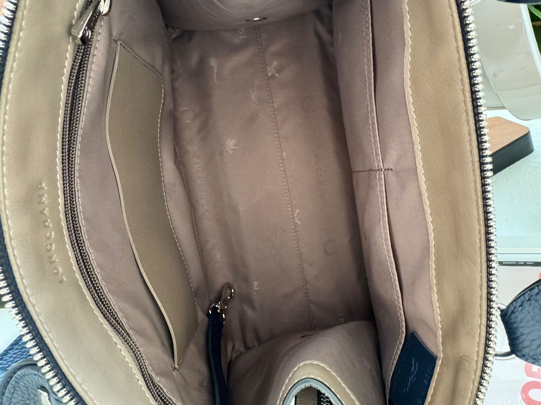 Longchamp Taschen: LONGCHAMP Bag "La Voyageuse" Blue Vachette Leder NEU – Neu (gemäss Beschreibung) aus Zuerich von Moochie 4