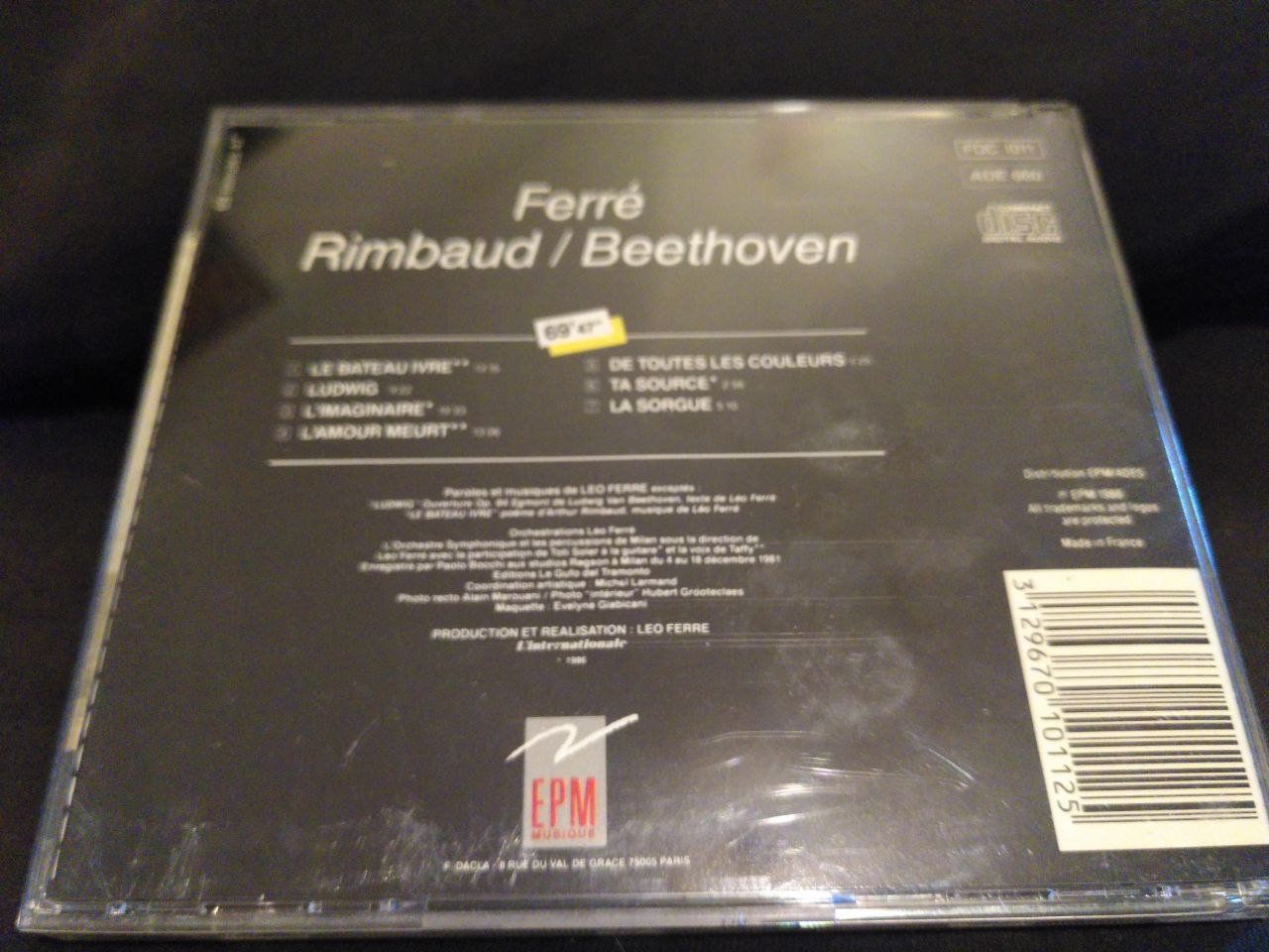 CD: Léo Ferré Rimbaud/Beethoven – Usato da Plan-les-Ouates venduto da jyg_bts5 1