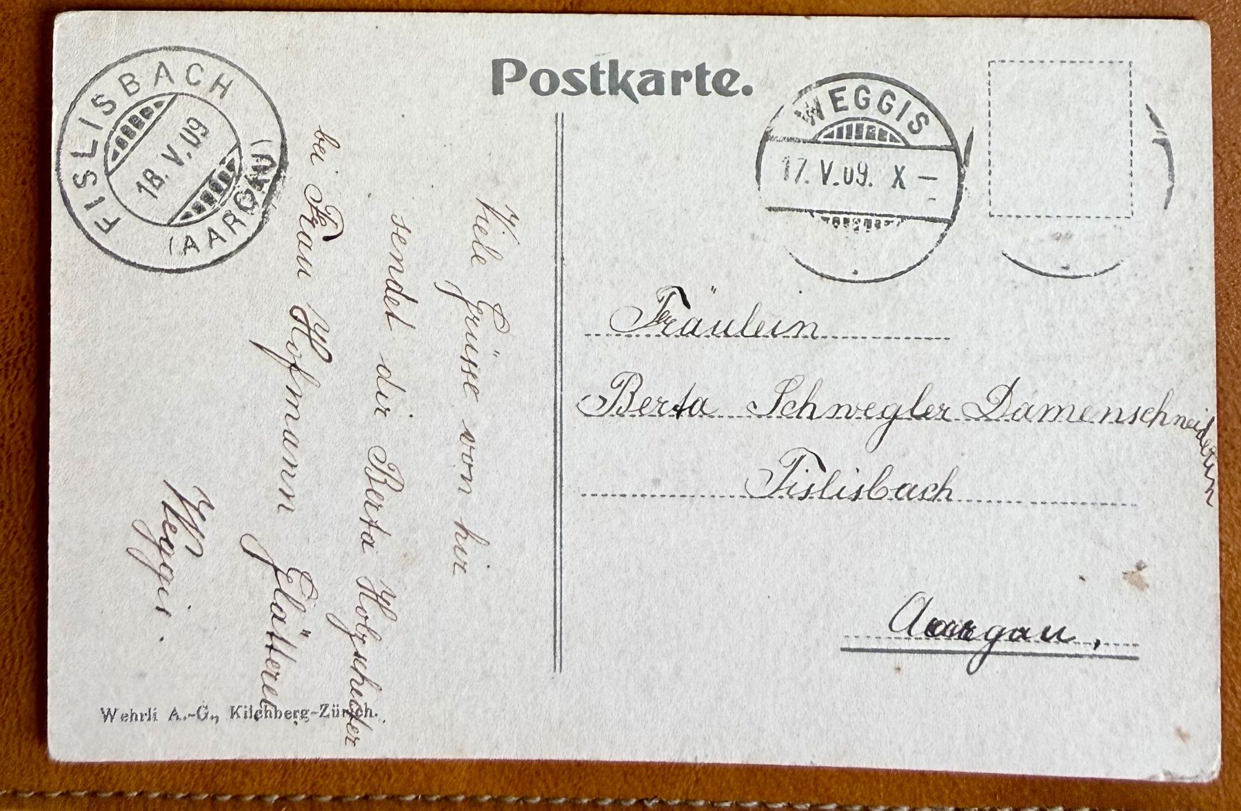 Cartoline postali: Weggis - 1909 – Usato da Lutry venduto da Ediego 1