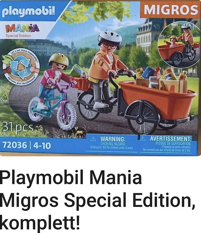 Jouets: Playmobil Migros Mania Edtion – D'occasion à Marbach SG par dmk_xjq5