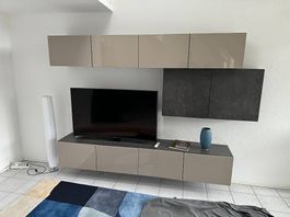 IKEA TV-Wand BESTÅ, fast neu, mit Stauraum