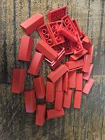 lego 3041 lot de 40 pièces Red Slope 45 2 x 4 Double