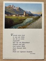 Silvaplana alte schöne Postkarte Gedicht Carl Seelig