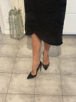 Highheels Rauleder Schwarz 40