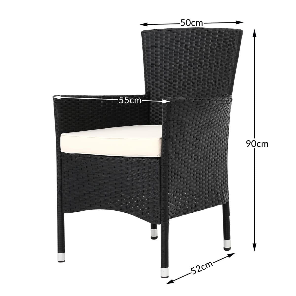 Set de table et chaises: Polyrattan Sitzgruppe 9 teilig – Neuf avec emballage d'origine à Winterthur par aredo 3