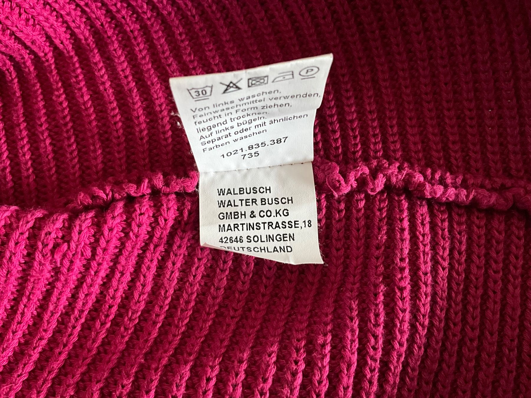 Walbusch Pullover & Sweatshirts: Walbusch Damenpullover Grösse 48 – 100% Baumwolle, Pink – Gebraucht aus Muri b. Bern von VmuriV 7