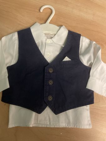 Festliches Set, Hemd mit Weste, Gr. 68, Top Zustand!